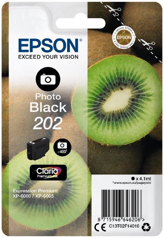 Epson 202 Tintenpatrone in Farbe black