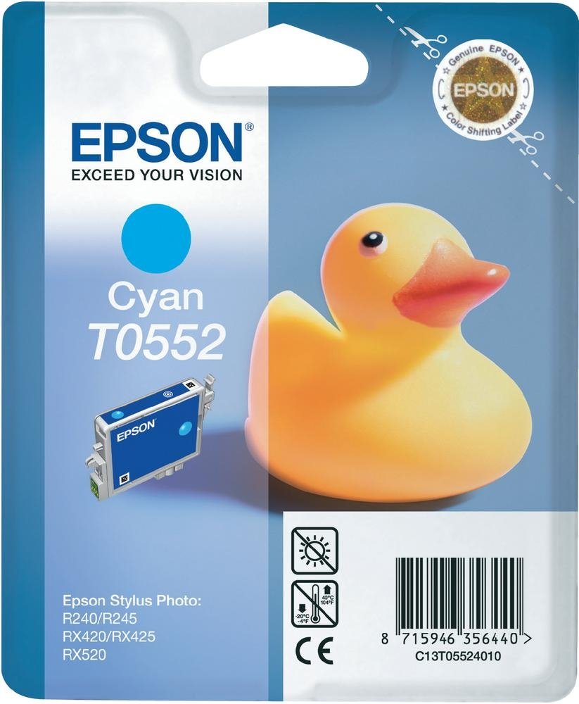 Epson T0552 Tintenpatrone in Farbe cyan