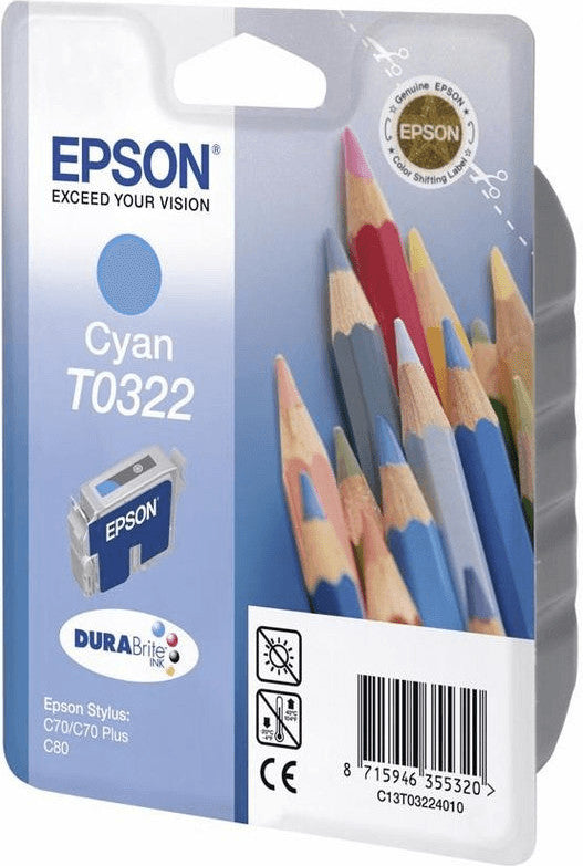 Epson  Tintenpatrone in Farbe cyan