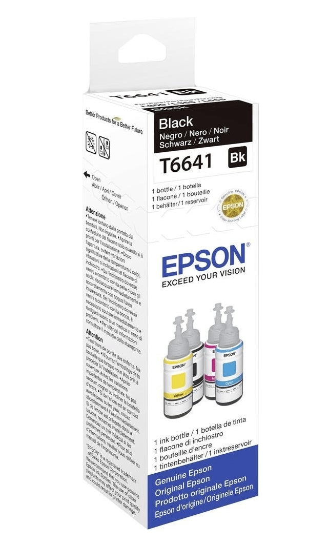 Epson T664 Tintenpatrone in Farbe black