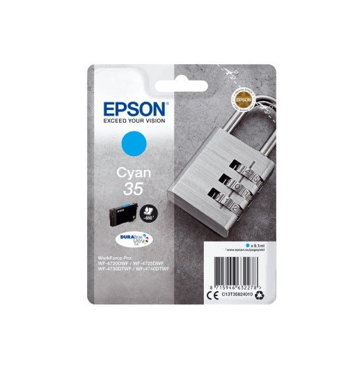 Epson 35 Tintenpatrone in Farbe cyan