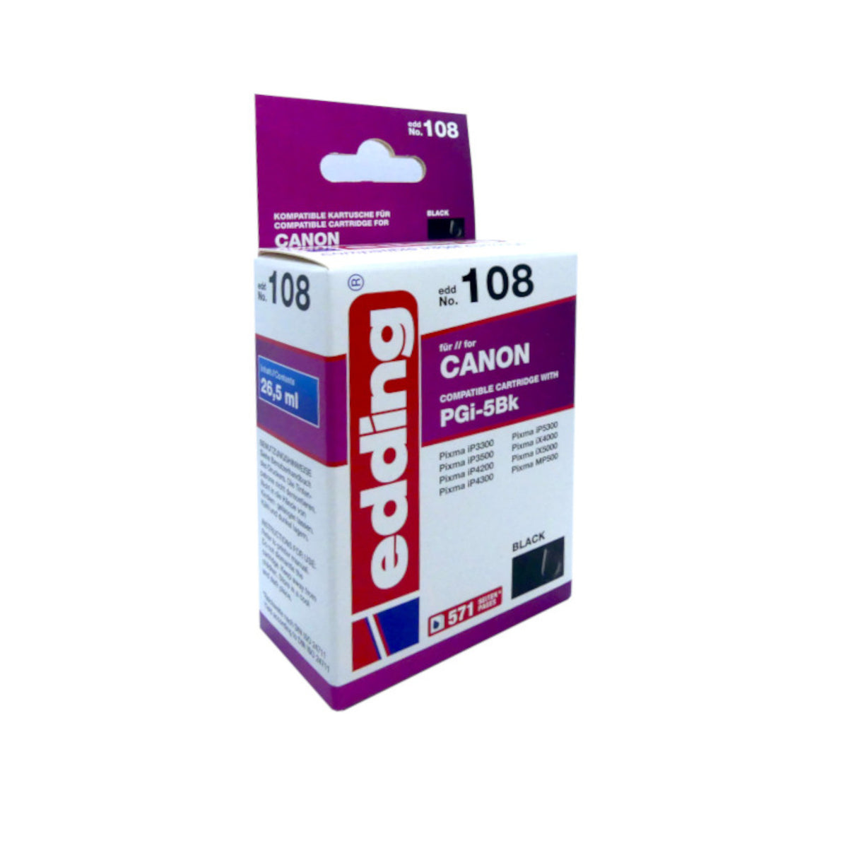 Canon  Tintenpatrone in Farbe black