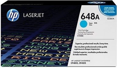 HP 648A Toner in Farbe cyan