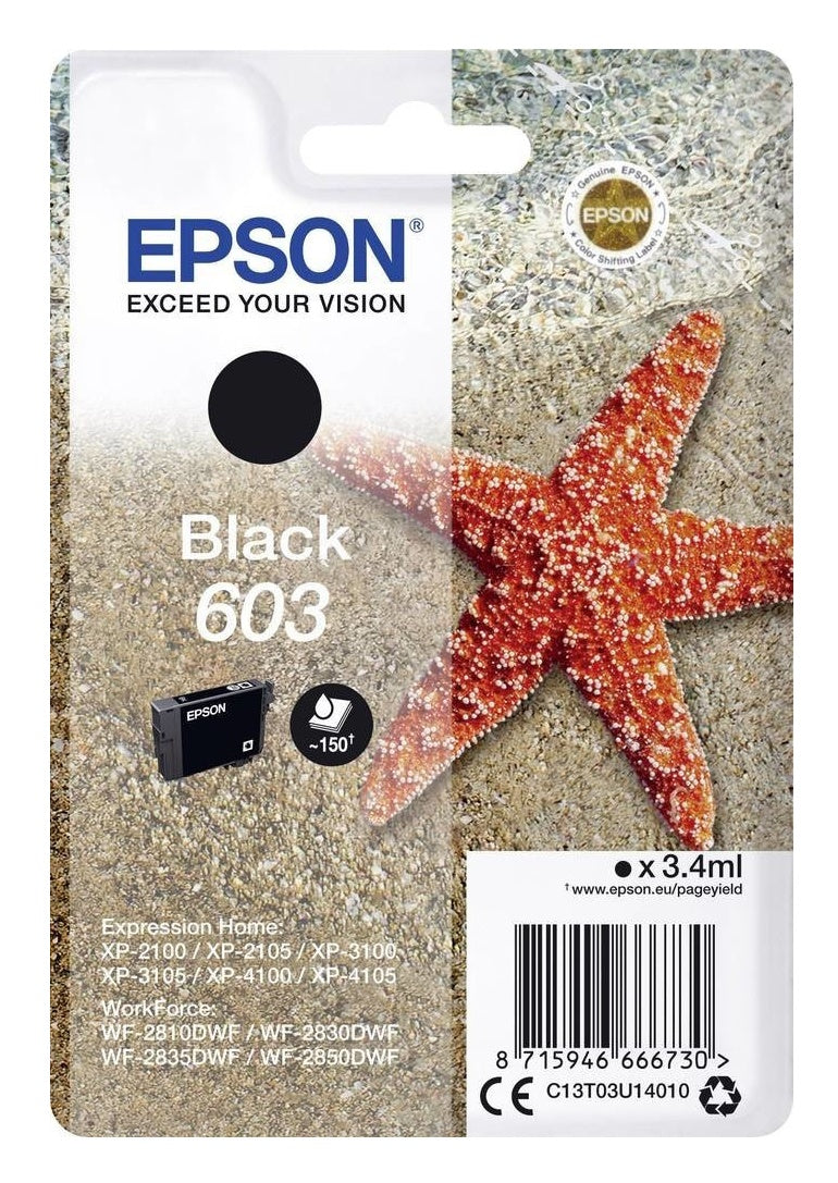 Epson  Tintenpatrone in Farbe black