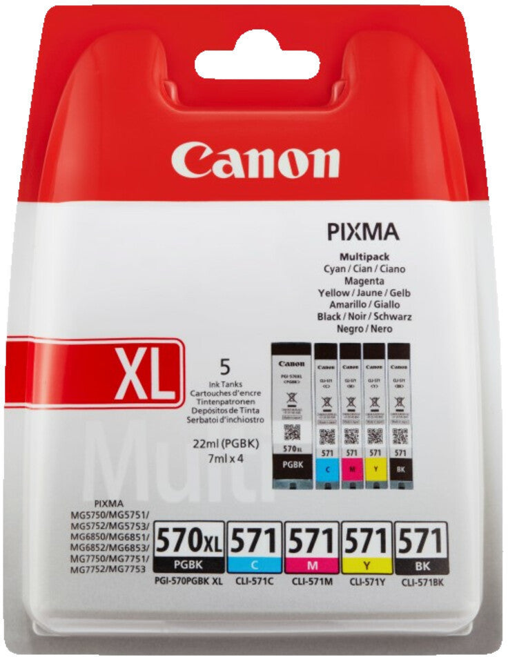 Canon PGI-570XL/CLI-571 Tintenpatrone in Farbe black
