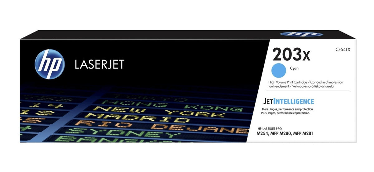Hewlett Packard CF541X Toner in Farbe cyan