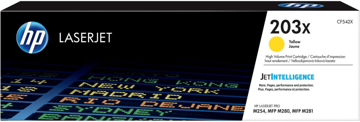 HP 203X Toner in Farbe yellow