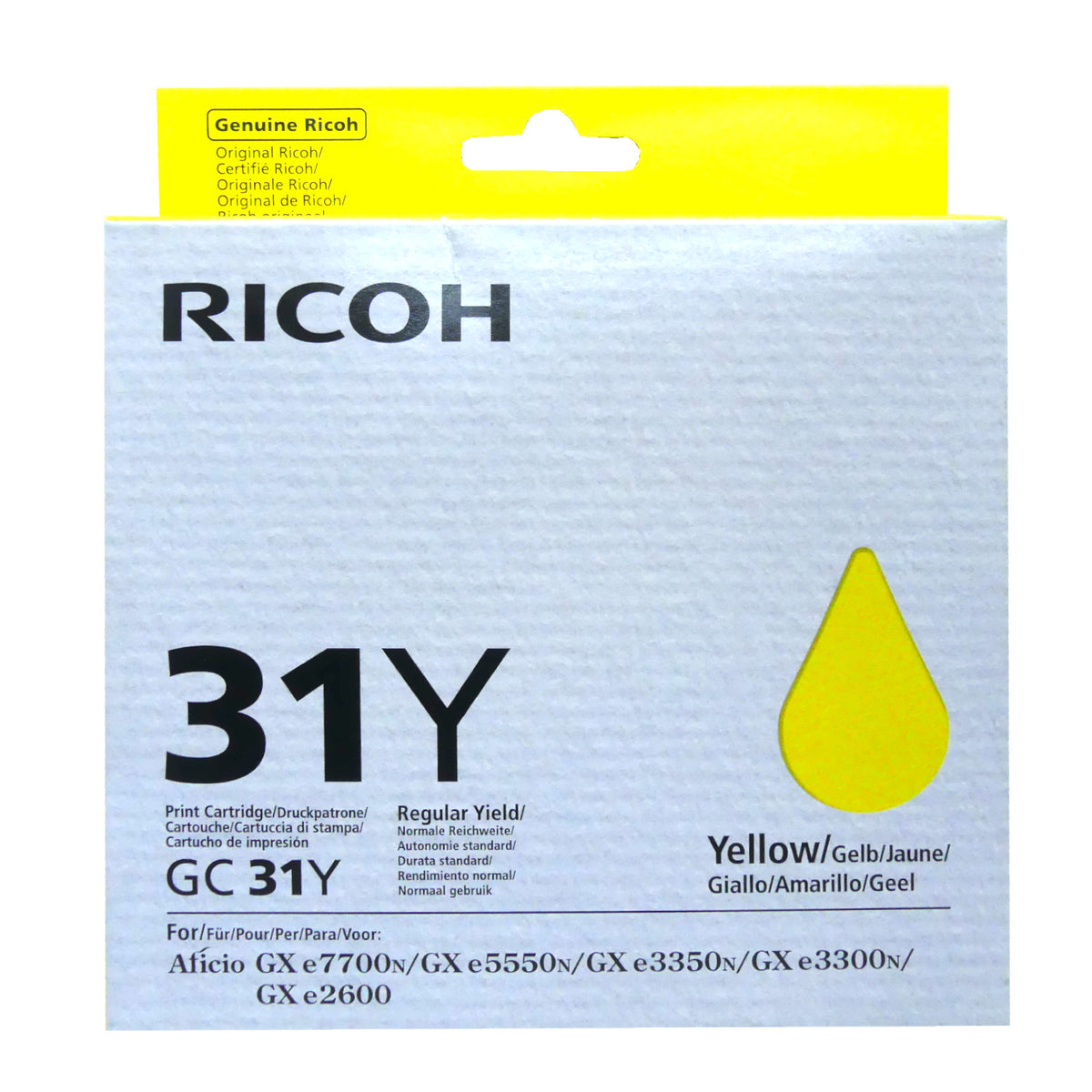 Ricoh 405691 Tintenpatrone in Farbe yellow