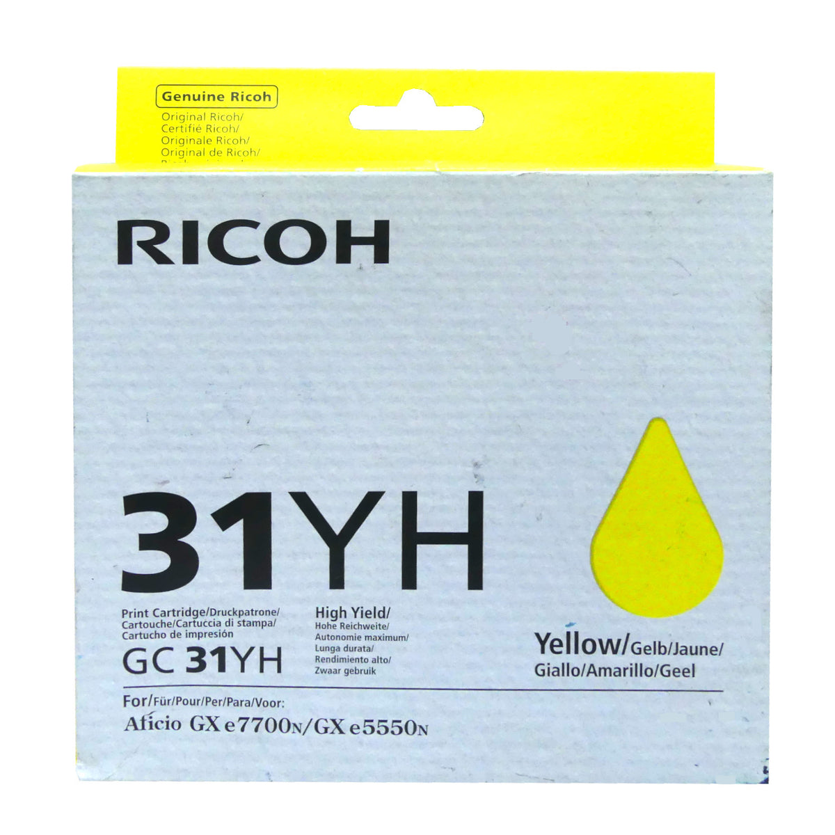 Ricoh 405704 Tintenpatrone in Farbe yellow