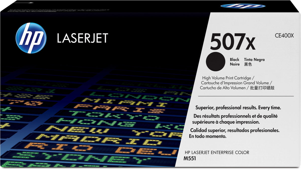 HP 507X Toner in Farbe black