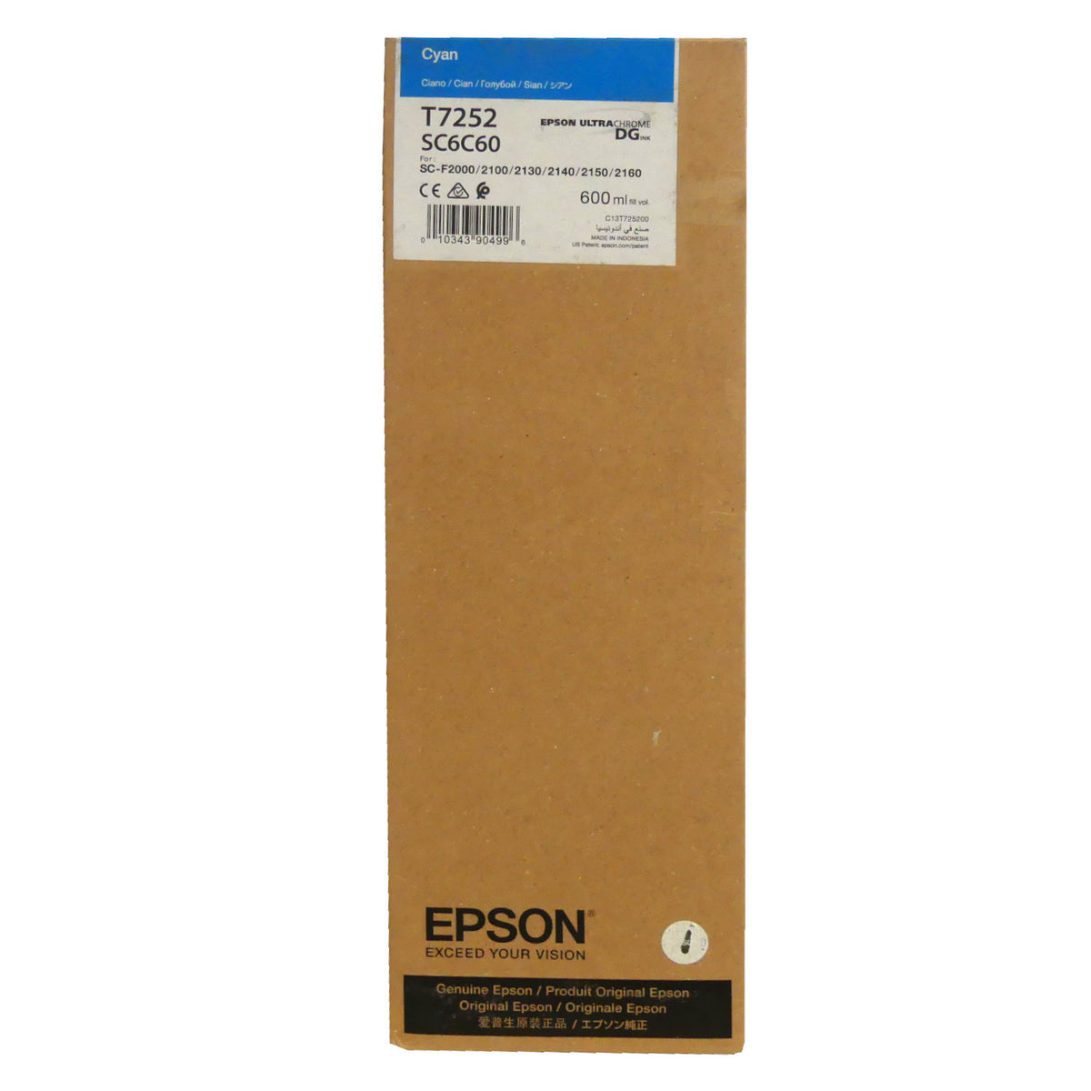 Epson T7252 Tintenpatrone in Farbe cyan