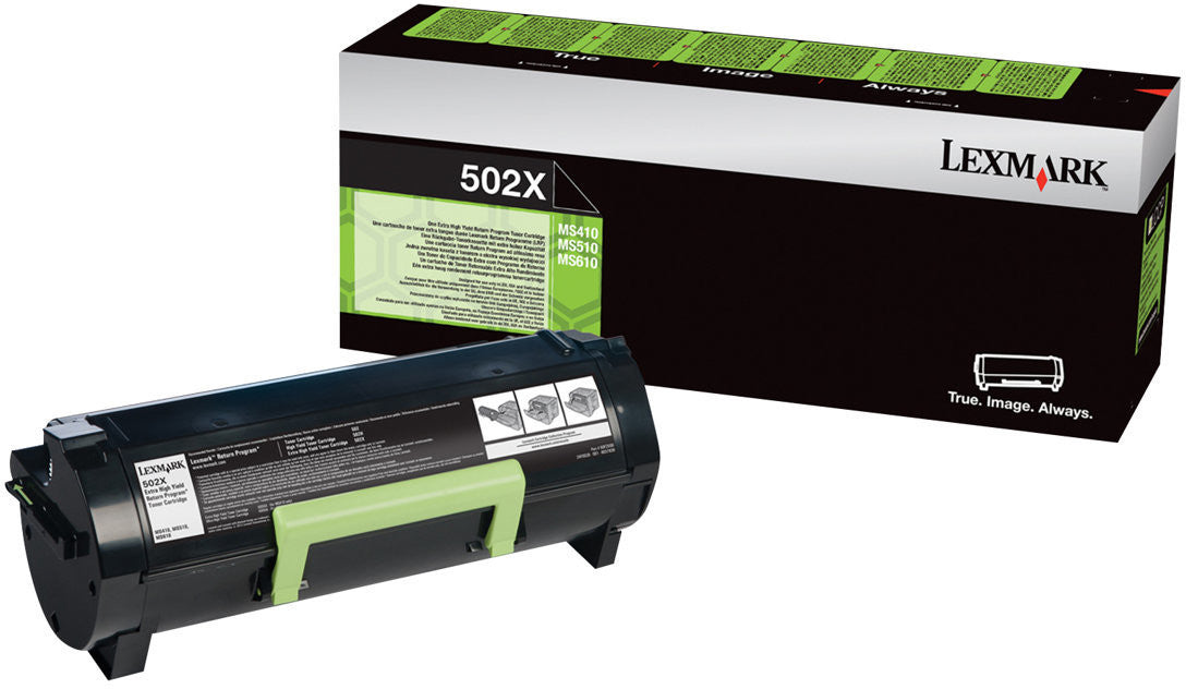 Lexmark 502X Toner in Farbe black