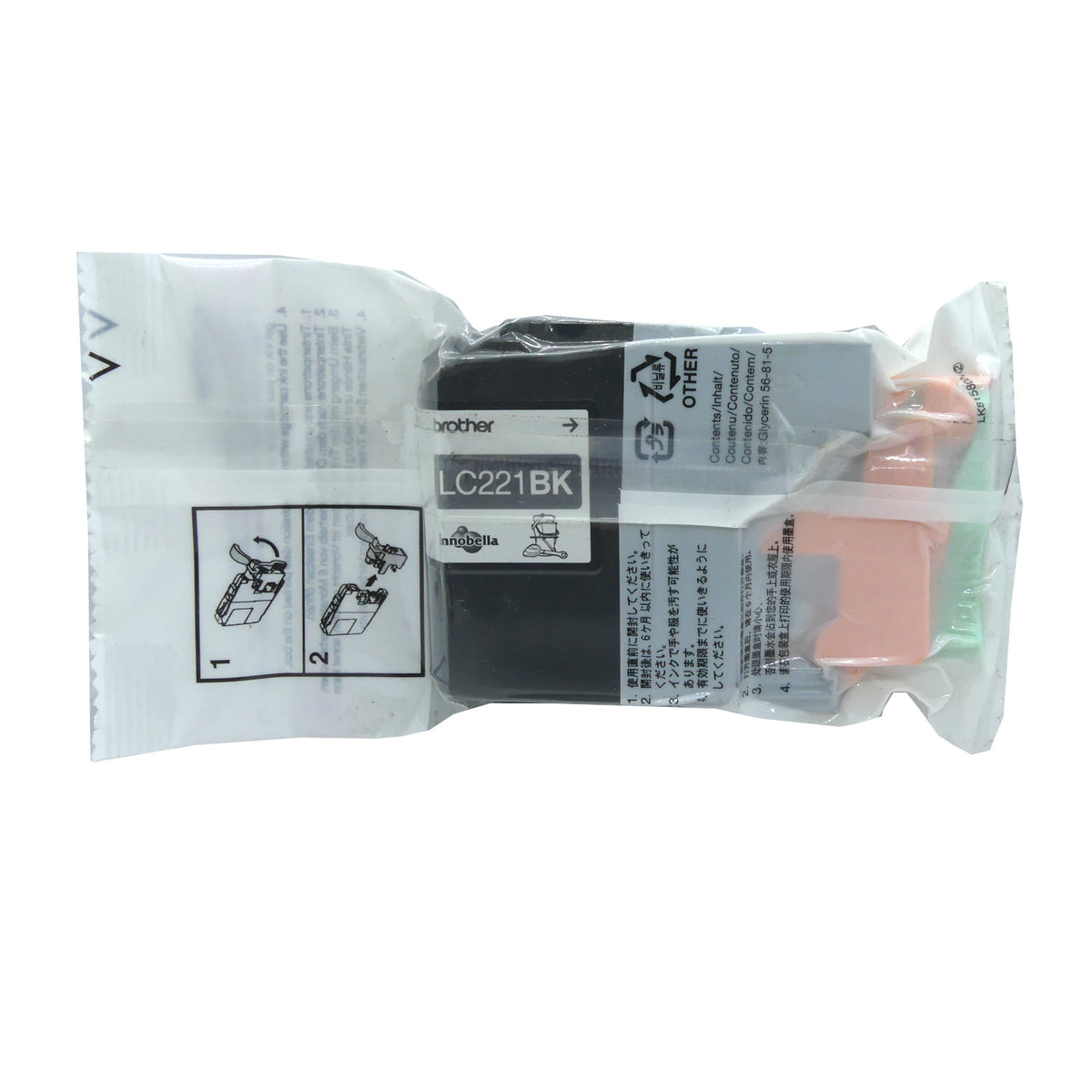 Brother LC-221 Tintenpatrone in Farbe black