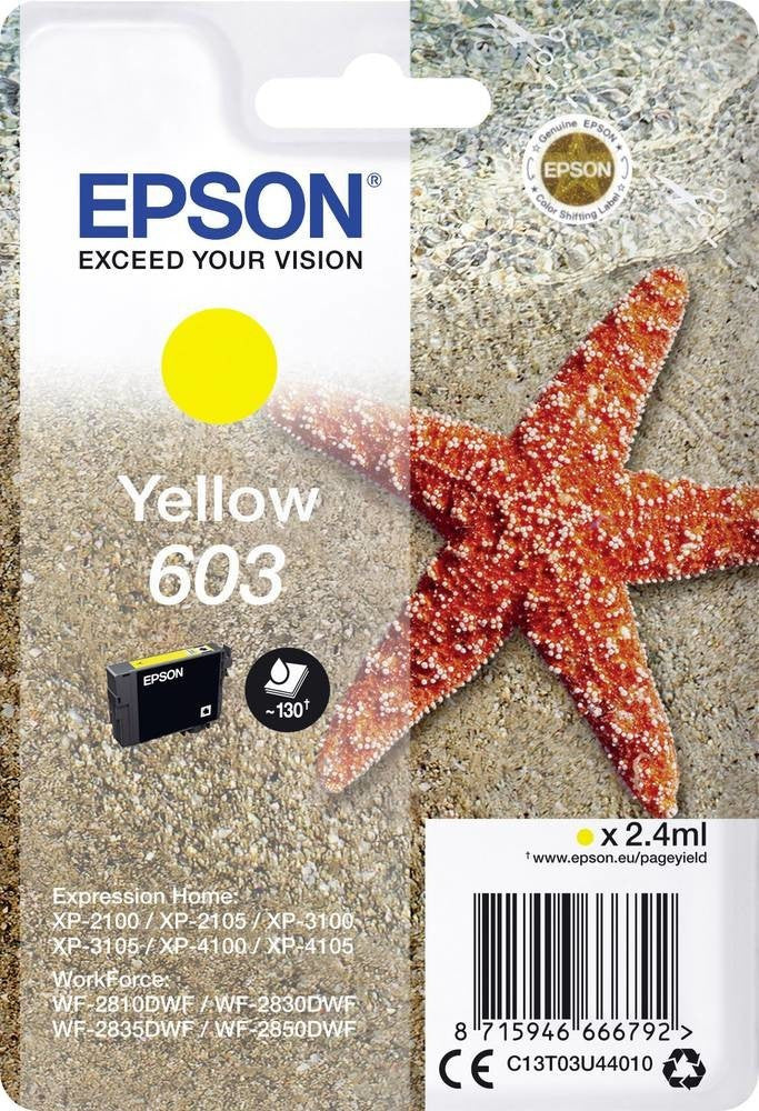 Epson  Tintenpatrone in Farbe yellow