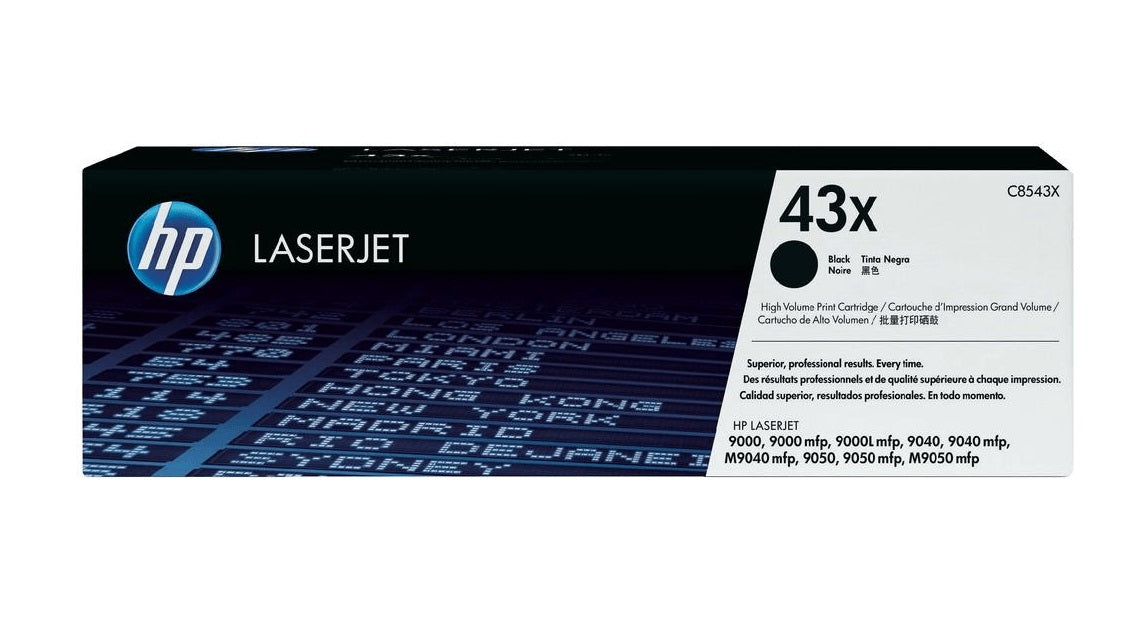 HP 43X Toner in Farbe black