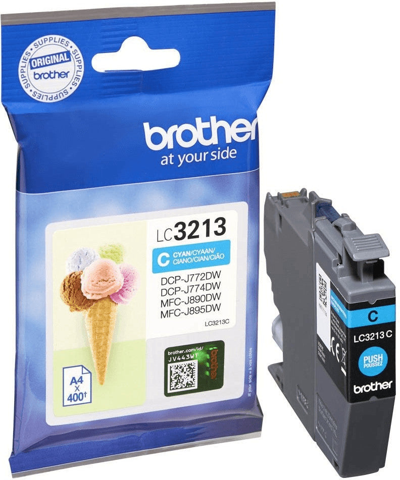 Brother LC-3213C Tintenpatrone in Farbe cyan