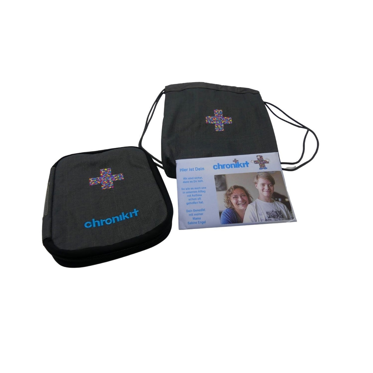 Asthma Notfalltasche Melange Iron Vaude