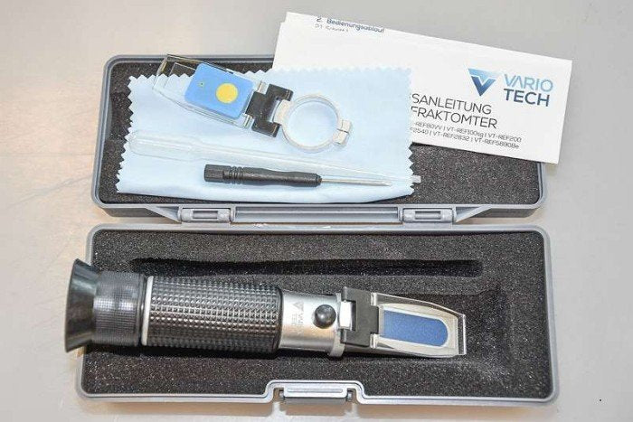 Vario Tech VT-REF 200 Refraktometer mit LED-Lupe