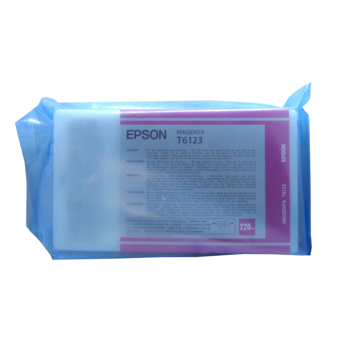 Epson T6123 Tintenpatrone in Farbe magenta