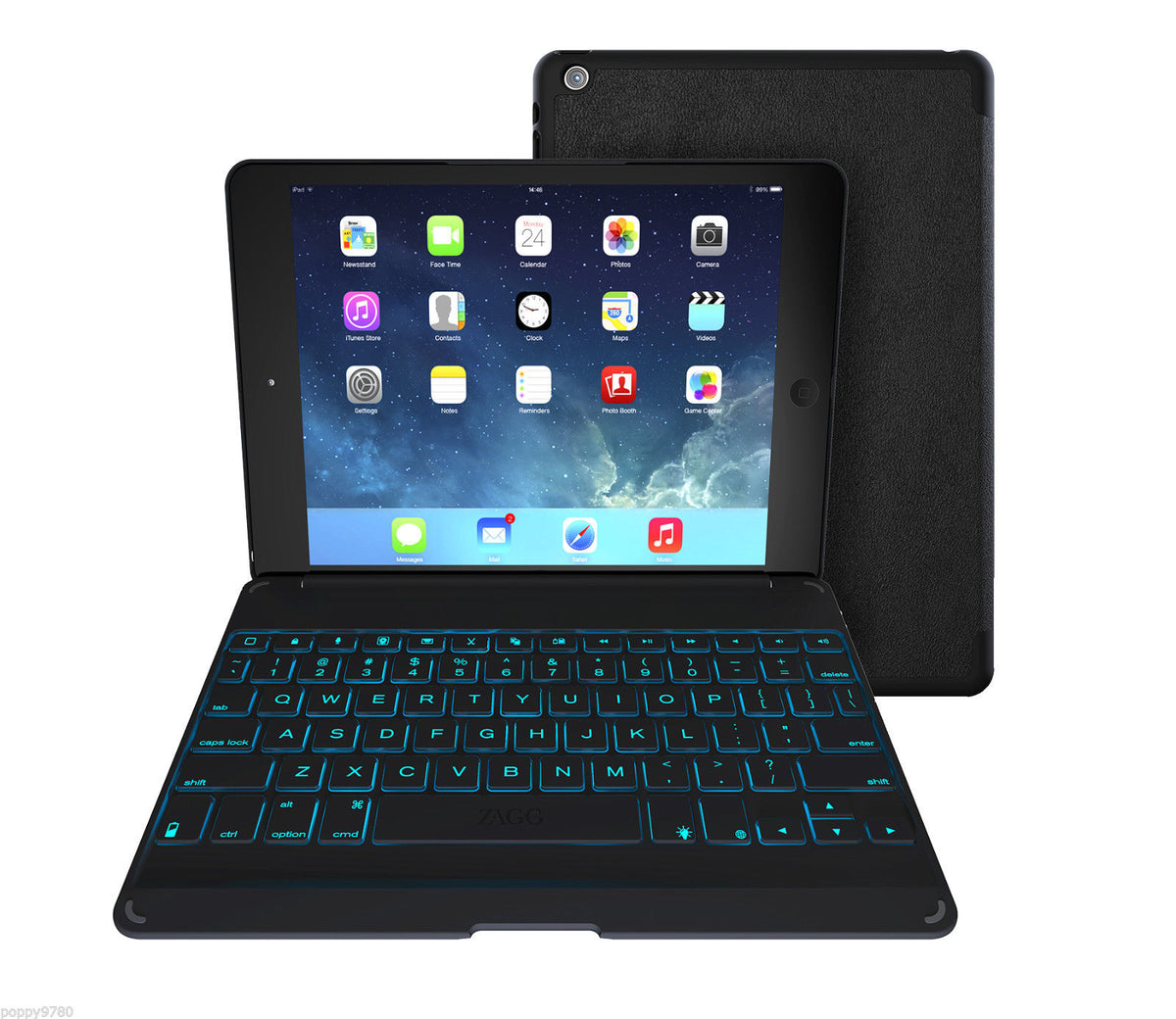 Zagg Folio + Bluetooth Tastatur iPad Min