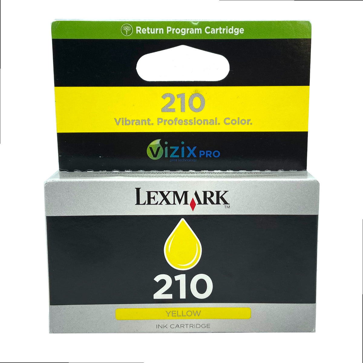 Lexmark 210 Tintenpatrone in Farbe yellow
