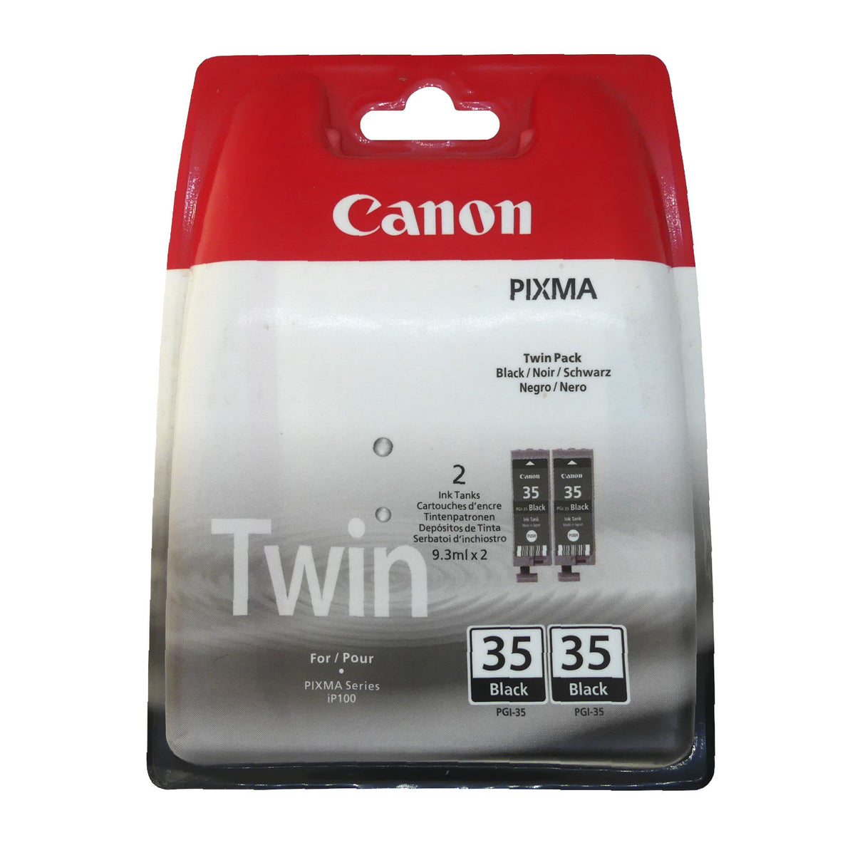Canon 2x PGI-35 Tintenpatrone in Farbe black