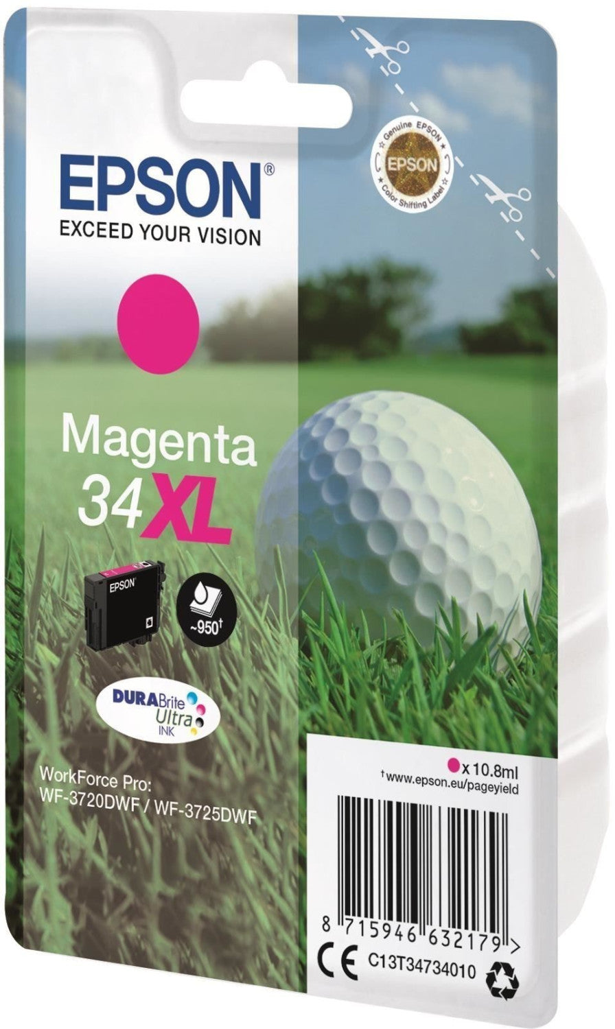 Epson 34XL Tintenpatrone in Farbe magenta