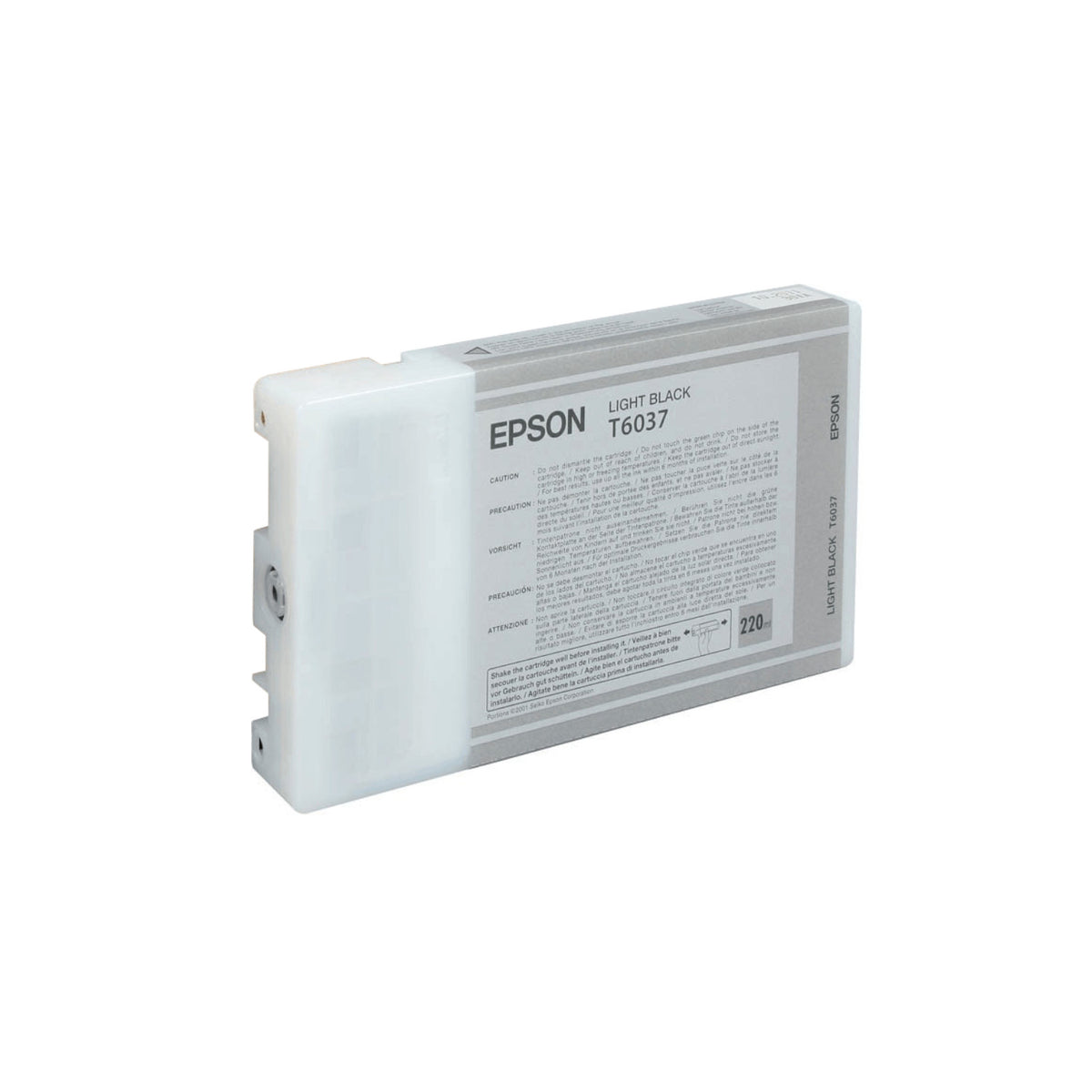 Epson T6037 Tintenpatrone in Farbe light-black