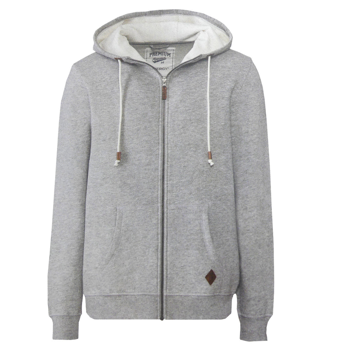 Livergy Reißverschluss Sweatjacke grau M