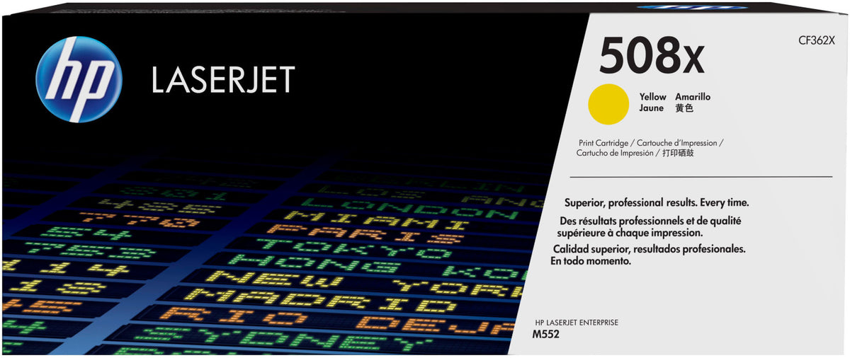 HP 508X Toner in Farbe yellow