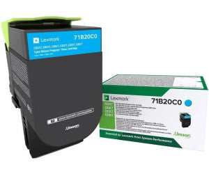 Lexmark  Toner in Farbe cyan