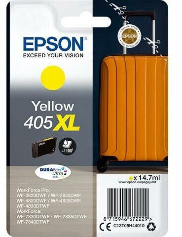 Epson 405XL Tintenpatrone in Farbe yellow