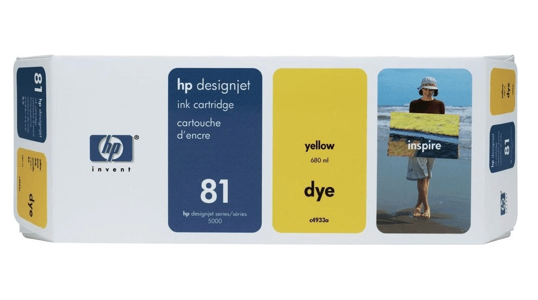 HP C4933A Tintenpatrone in Farbe yellow