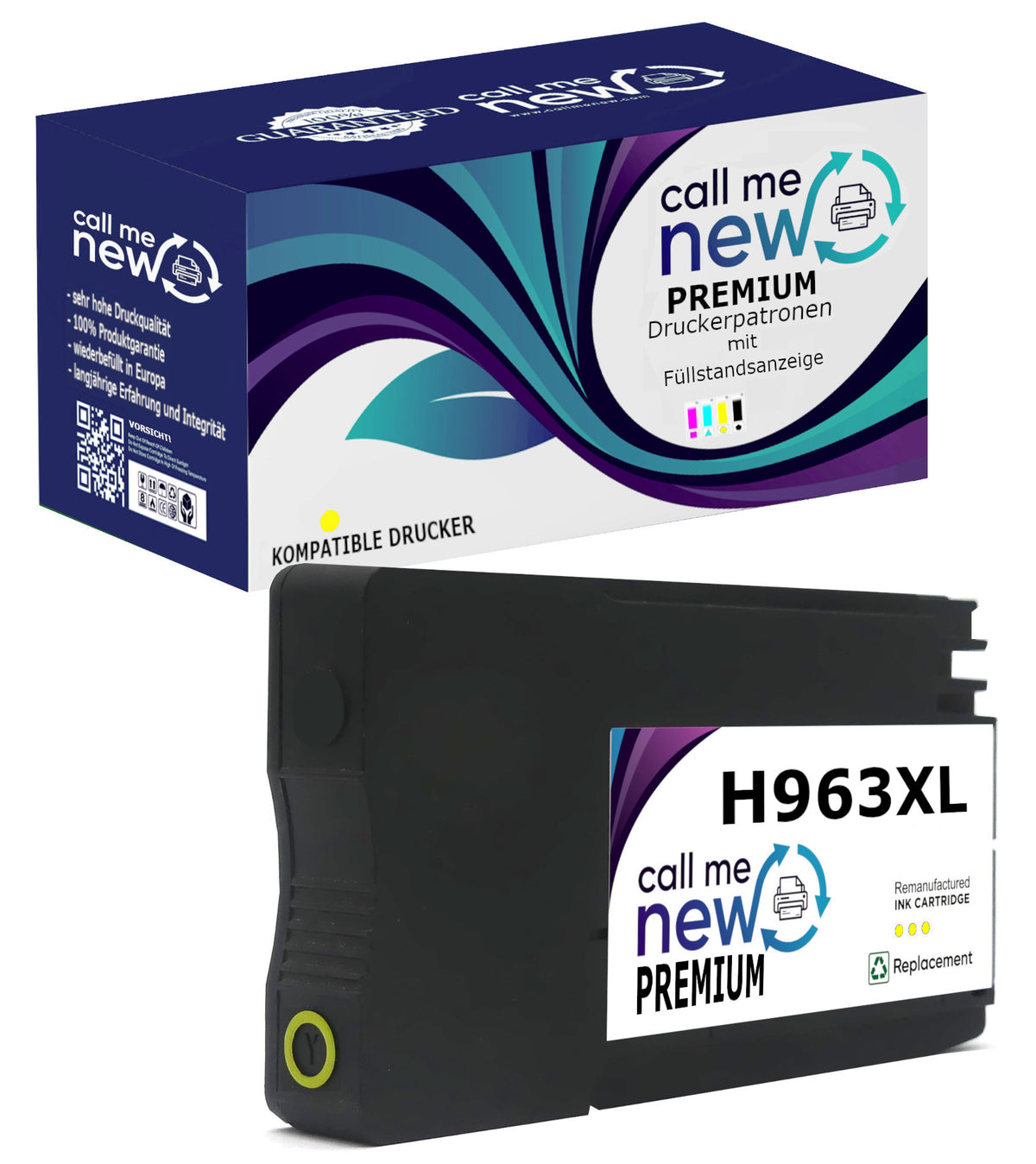 HP 963XL Tintenpatrone in Farbe yellow