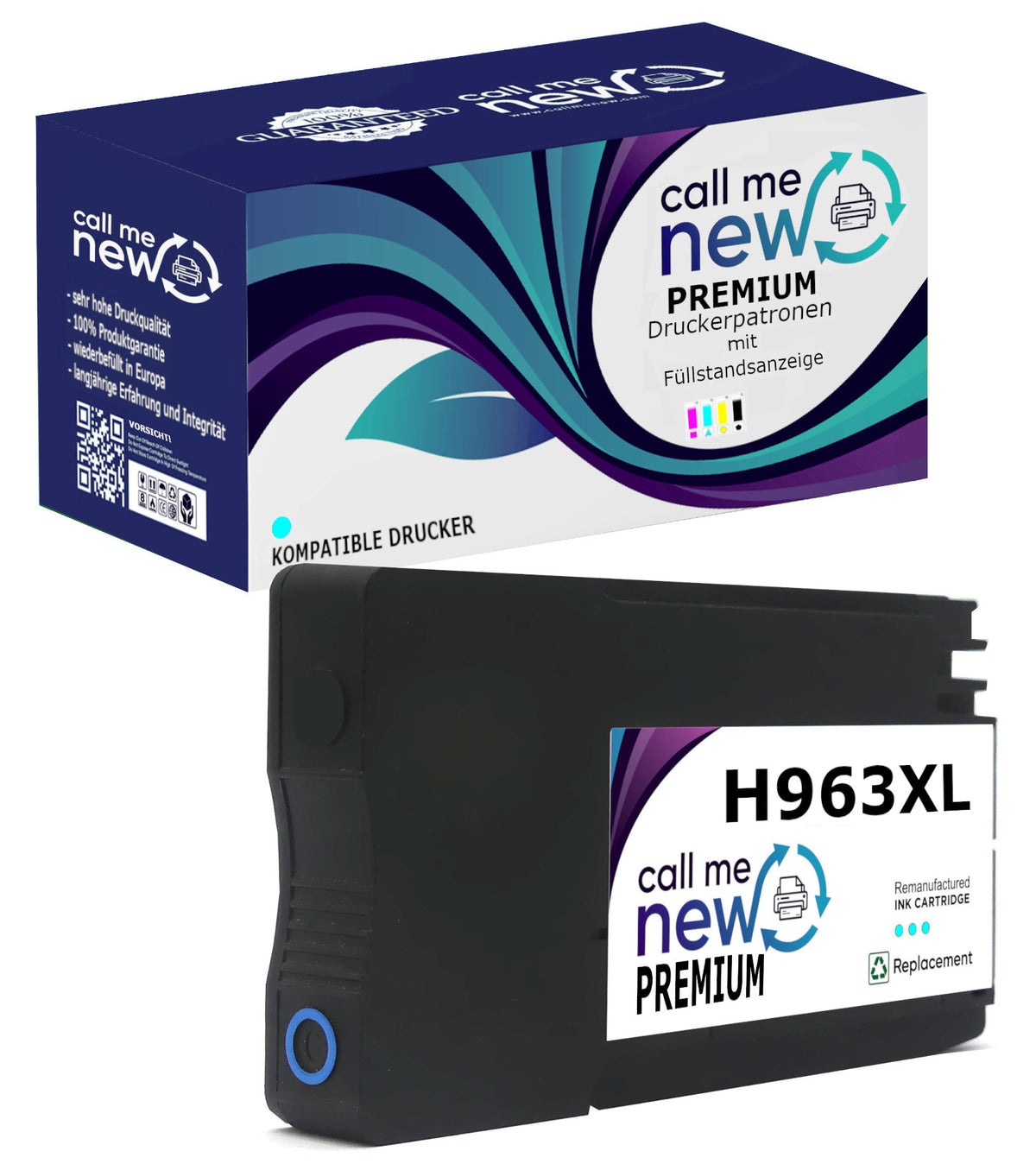 HP 963XL Tintenpatrone in Farbe cyan