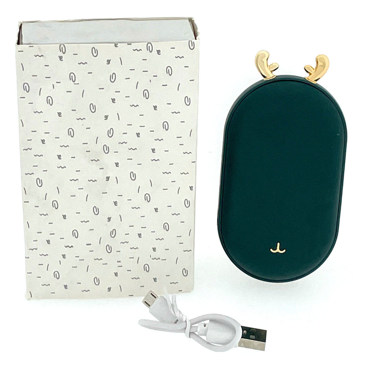 Powerbank + Handwärmer OLIVEGRÜN