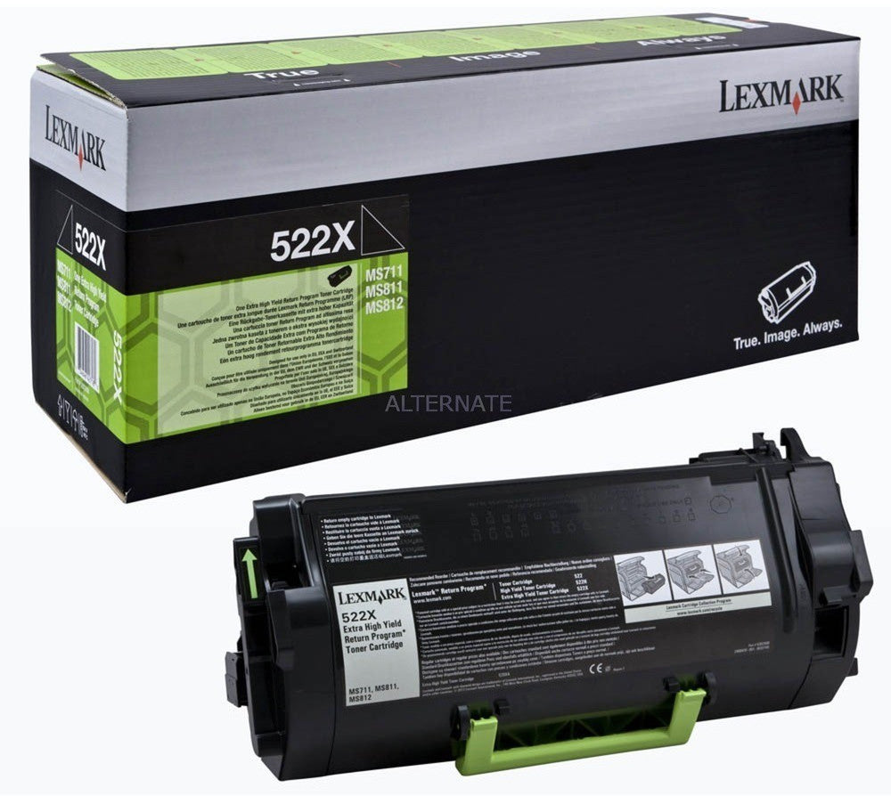 Lexmark 522X Toner in Farbe black