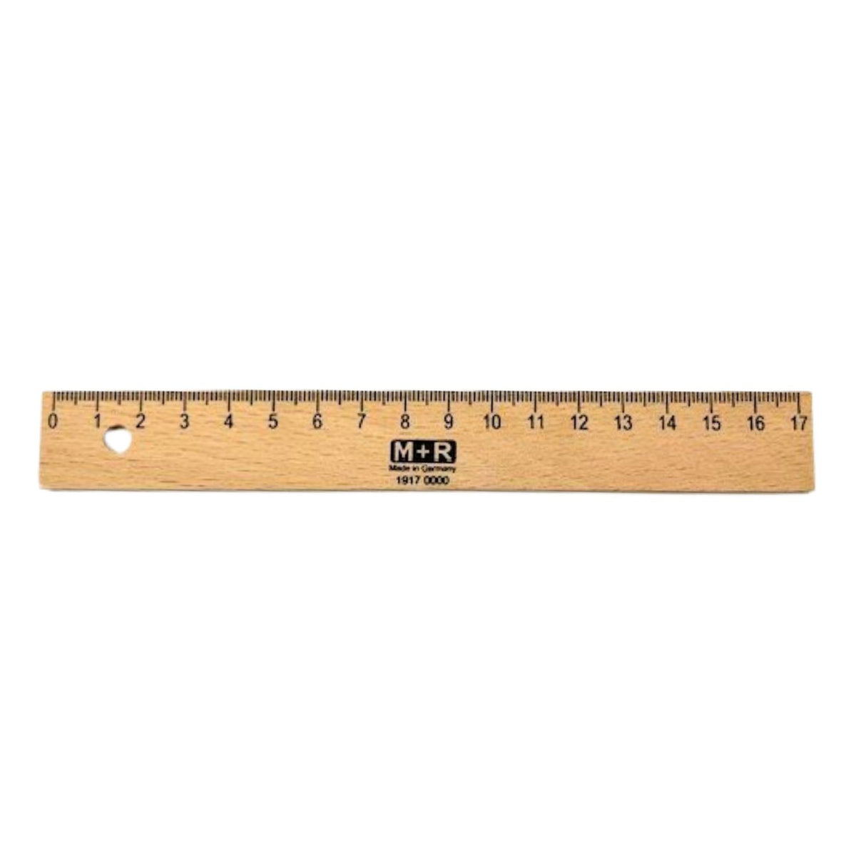 M+R Lineal 17cm Holz