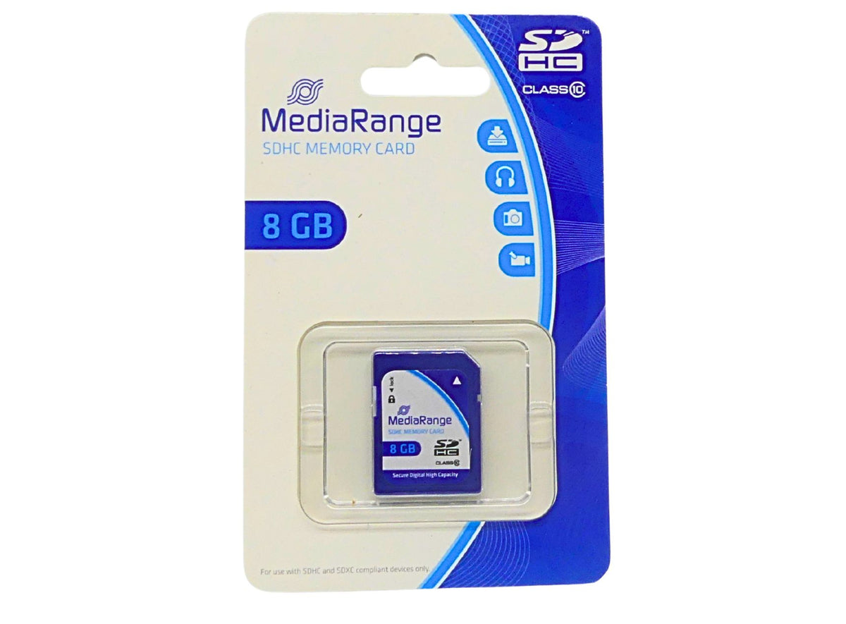 MediaRange SDHC 8 GB Speicherkarte MR962