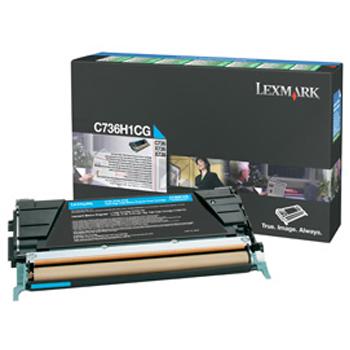 Lexmark  Toner in Farbe cyan