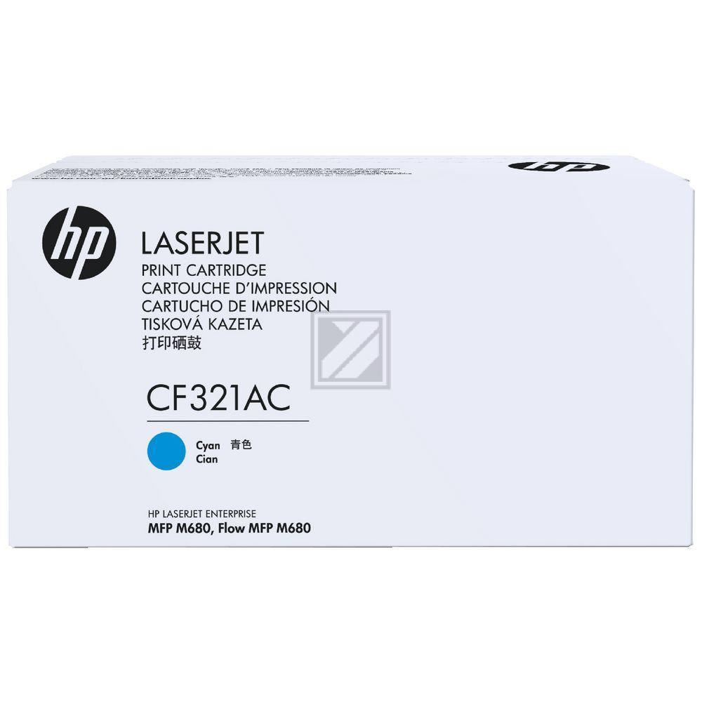 HP 653AC Toner in Farbe cyan