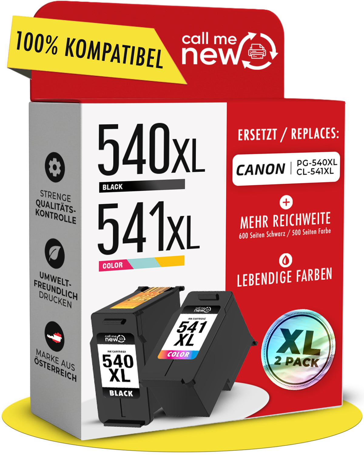 Canon PG-540XL Tintenpatrone in Farbe black-tri-color