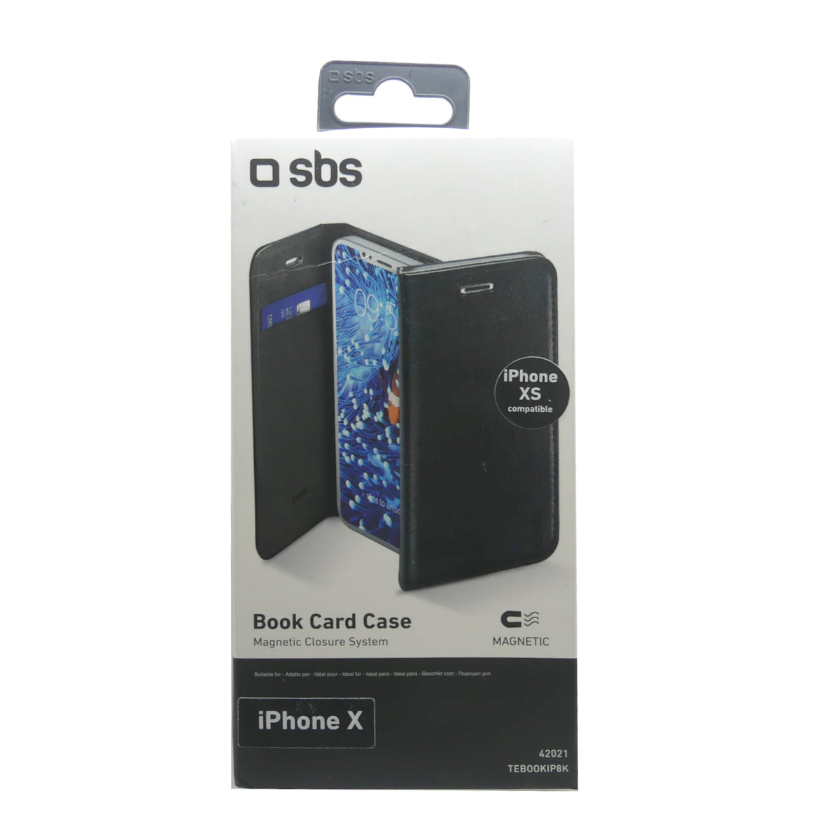 SBS Book Card Case iPhone X 42021
