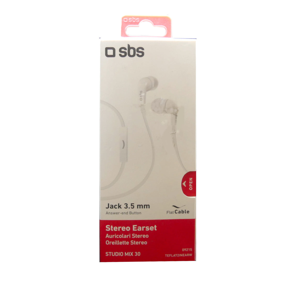 SBS Stereo Earset Studio Mix 30 09215