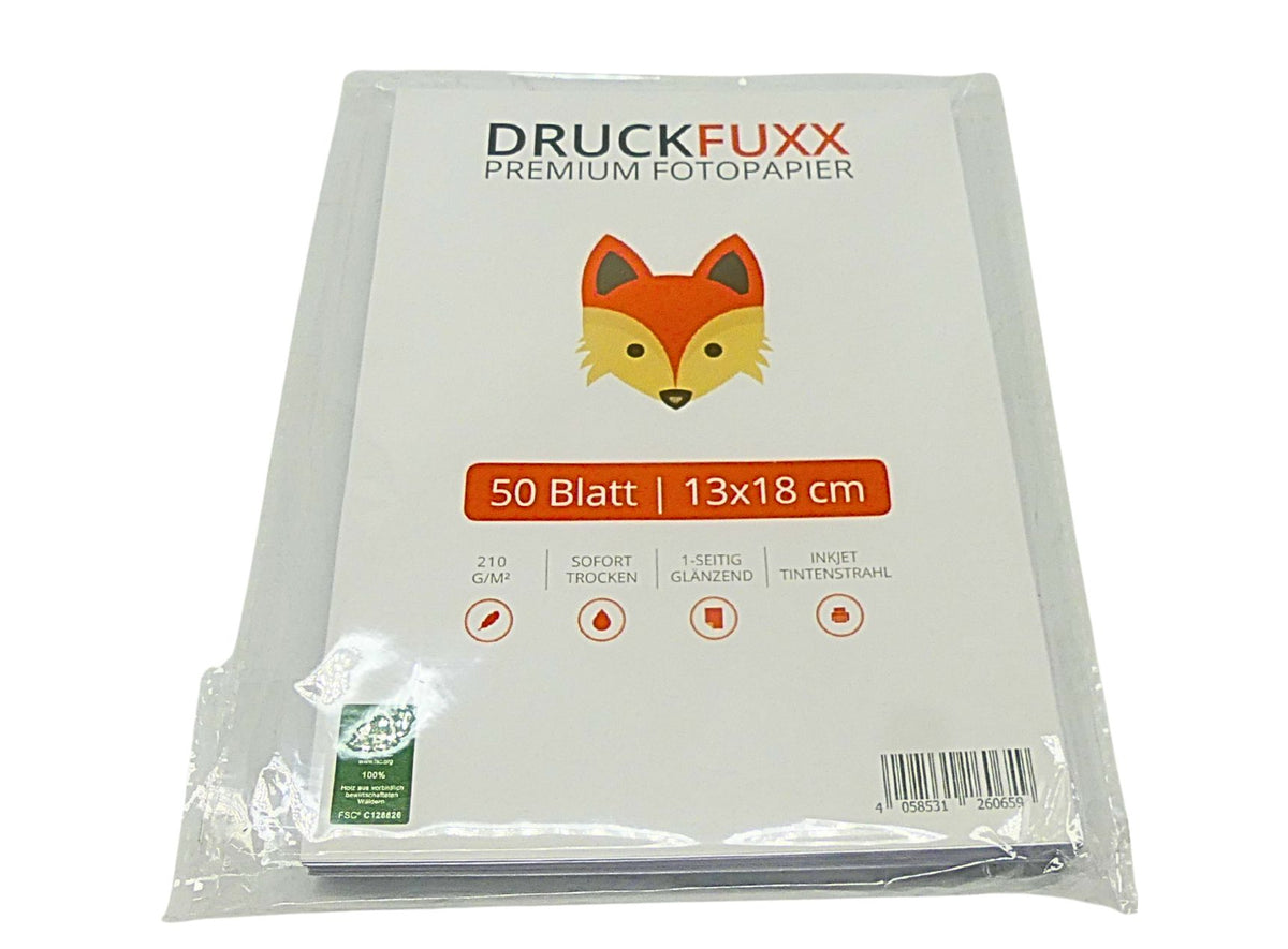 DRUCKFUXX Fotopapier 13x18 210g/m2