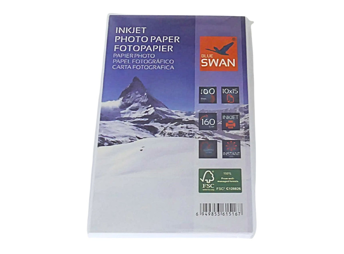 BlueSwan Inkjet Fotopapier 10x15 160g/m2