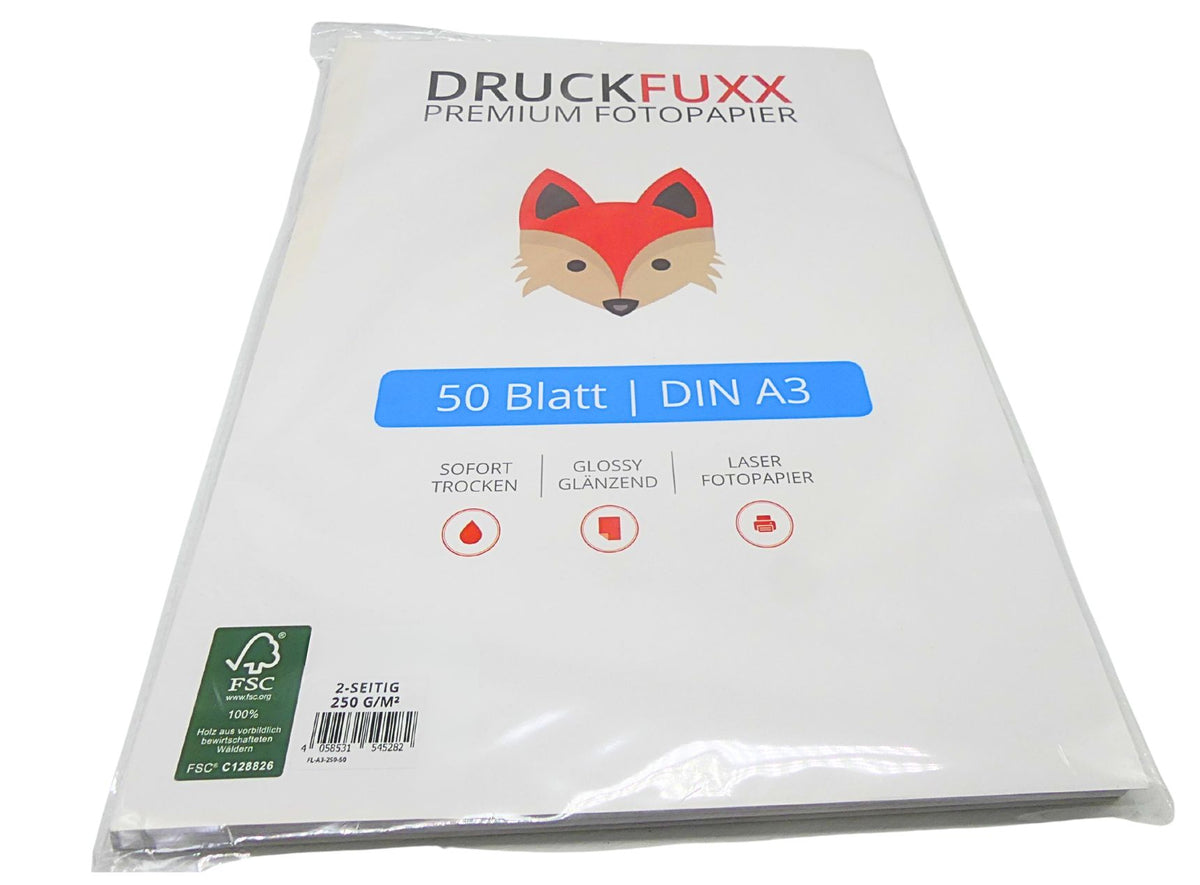Fotopapier  Tintenpatrone in Farbe