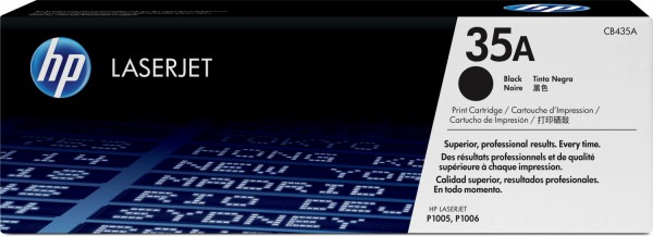 Original HP Toner 35A CB435A schwarz für LaserJet P1005 P1006