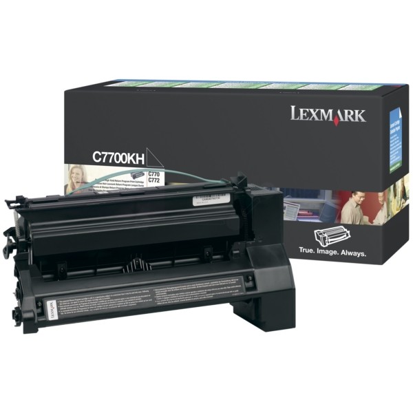 Original Lexmark Toner C7700KH schwarz für C772 C770 oV