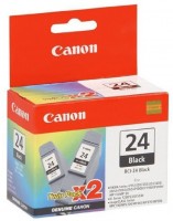 Original Canon Tinten Patrone BCI-24 2er Pack schwarz für Pixma 110 1000 2000